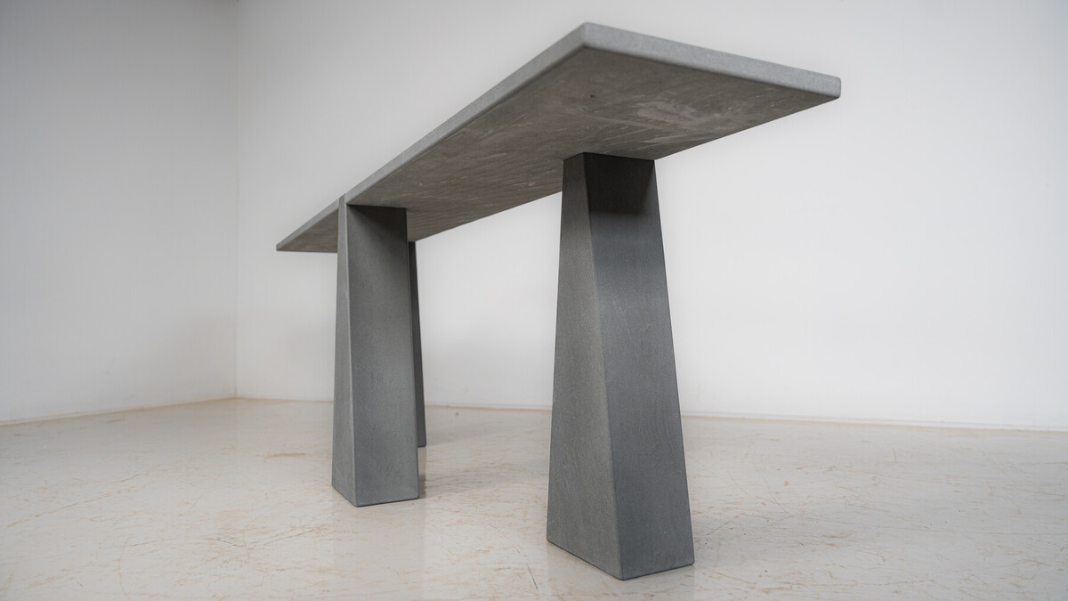 Inca Console Table by Angelo Mangiarotti for Skipper, 1970s