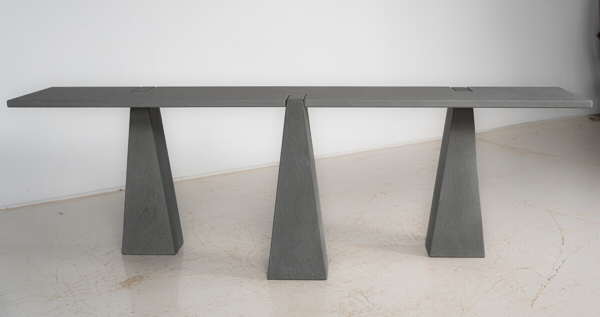 Inca Console Table by Angelo Mangiarotti for Skipper, 1970s