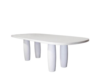 Italian Carrara Marble Dining Table