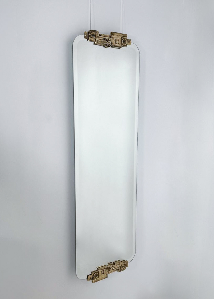 Italian mirror in the style of Luciano Frigerio