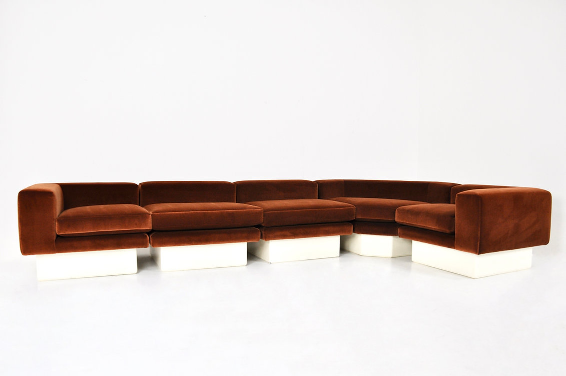 Italian modular sofa, 1980s