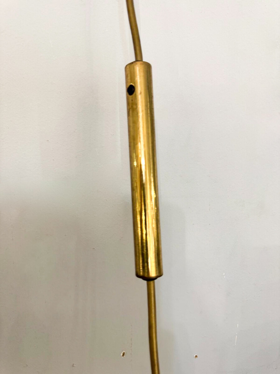 Italian Red Lacquered Wall light, 1960s