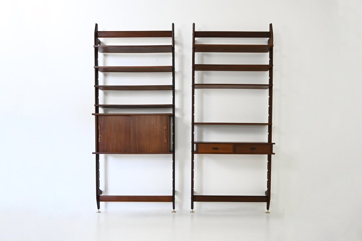 Italian Wall Units, 1960s, set of 2