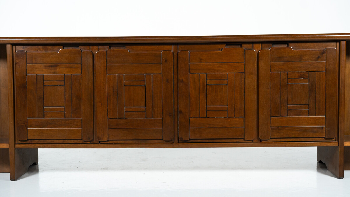 Italian walnut sideboard circa 1960