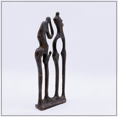 Klausvan de Locht Bronze erotic Sculpture - 1980s