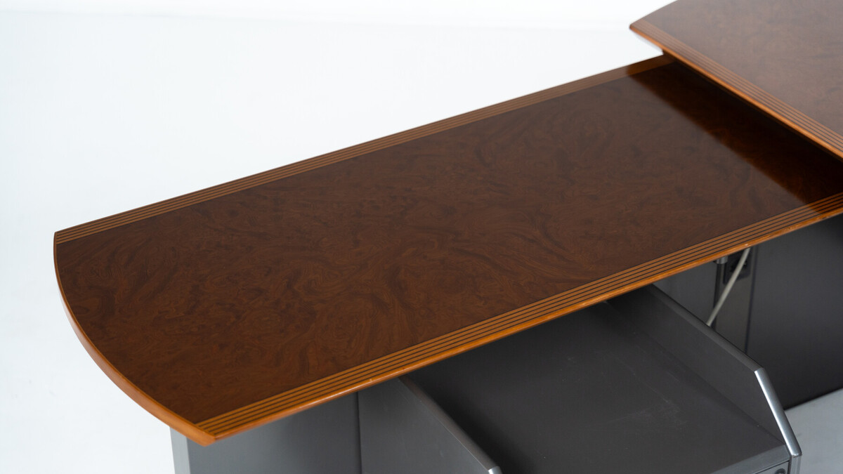 Large  Artona Desk by Afra & Tobia Scarpa for Maxalto, 1970s