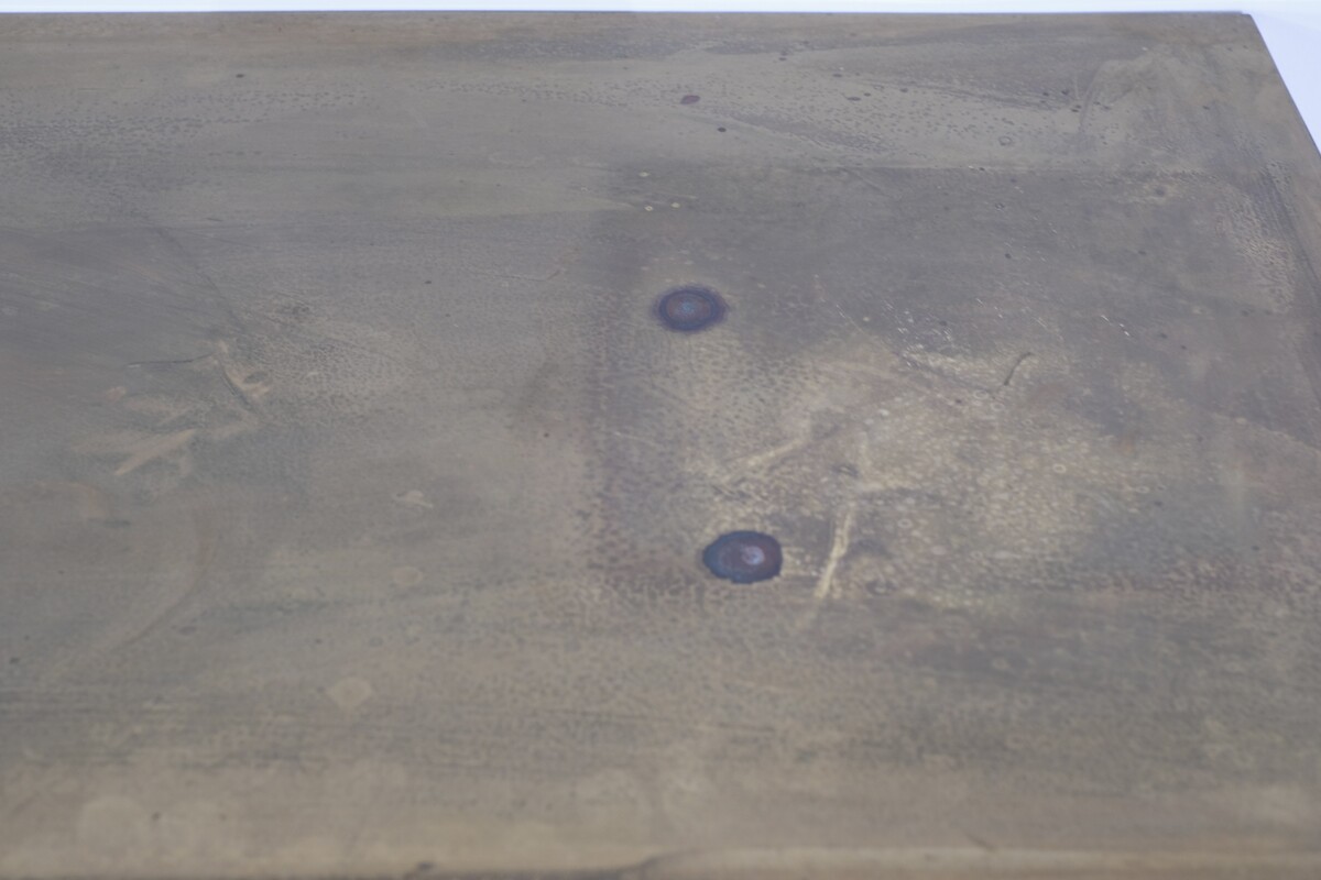  Large console in brass, Italy, 1960s