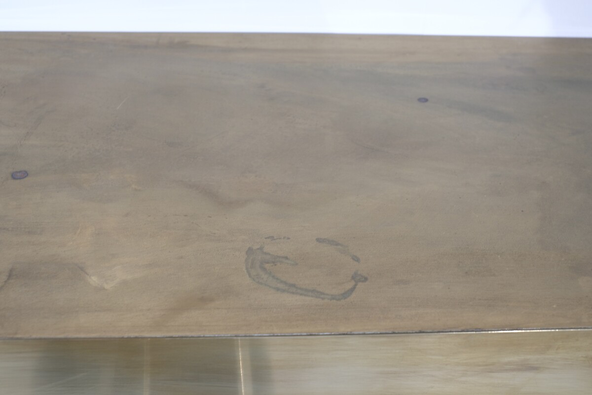  Large console in brass, Italy, 1960s