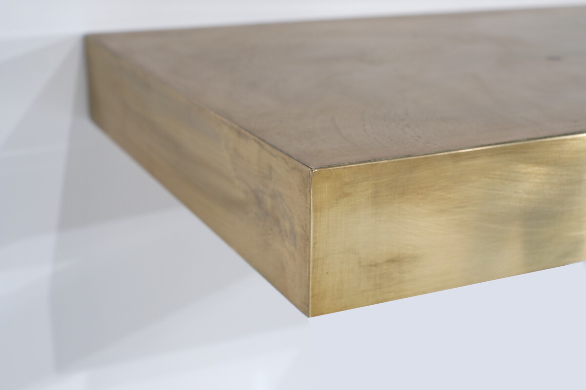  Large console in brass, Italy, 1960s