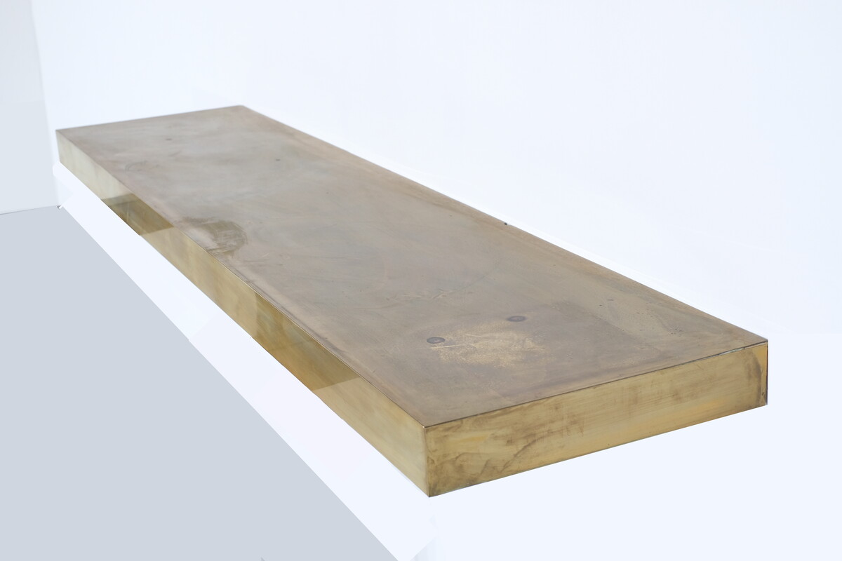  Large console in brass, Italy, 1960s