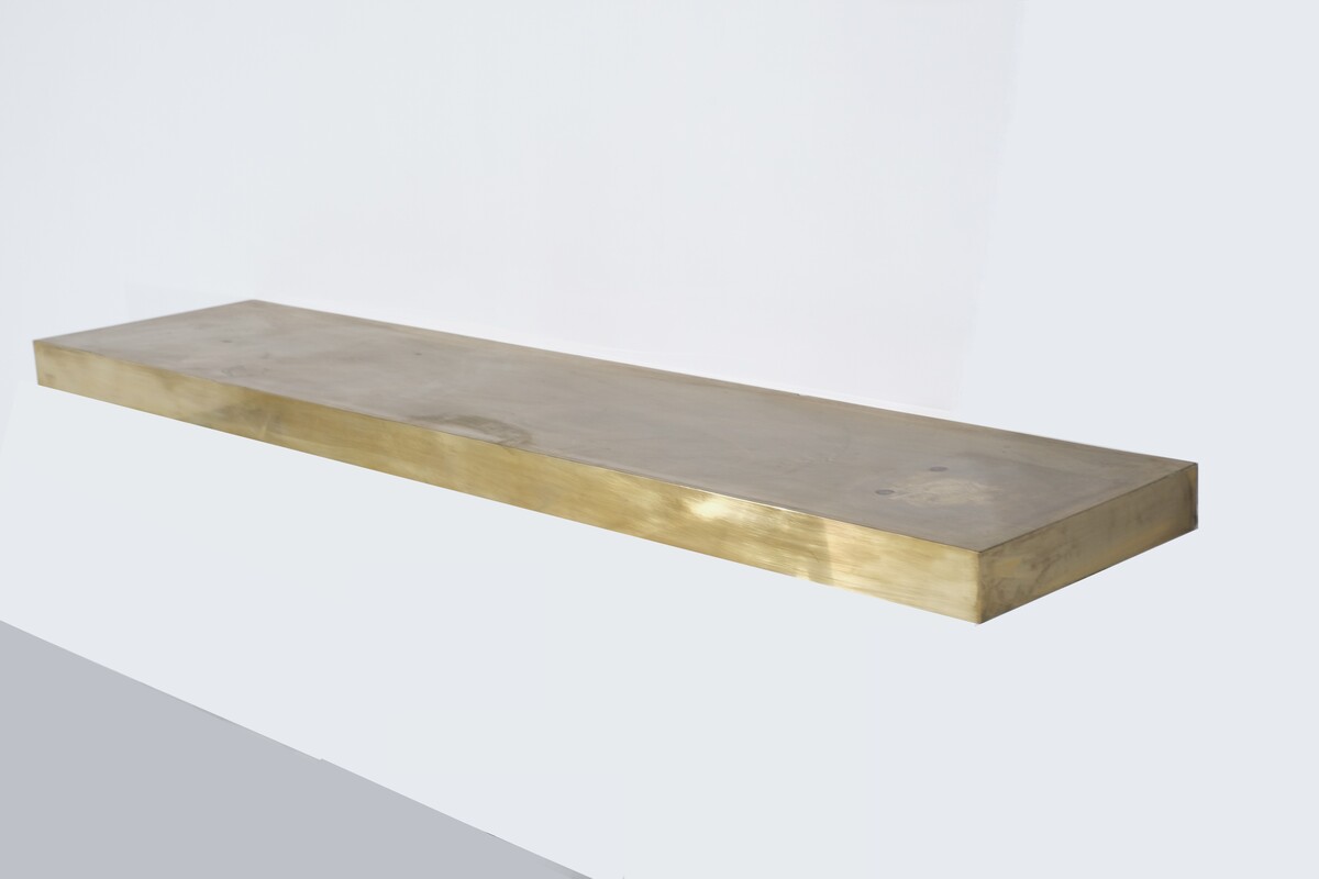  Large console in brass, Italy, 1960s