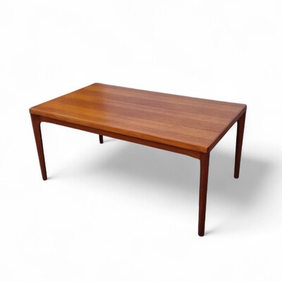 Large Dining table in teak by Henning Kjaernulf, Denmark, 1960's