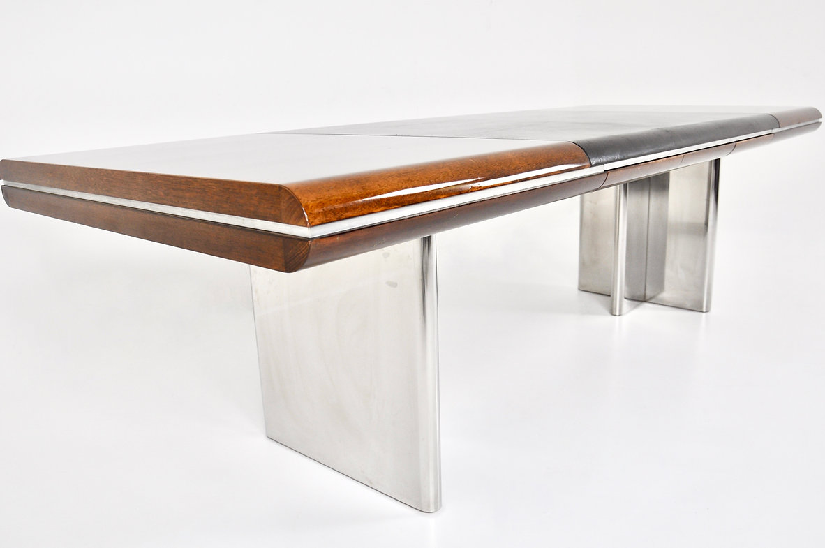 Large Italian Desk by Hans von Klier for Skipper, 1970s