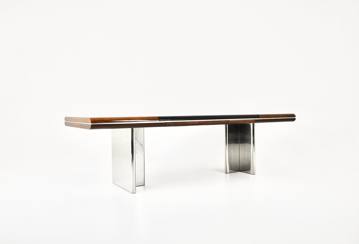 Large Italian Desk by Hans von Klier for Skipper, 1970s