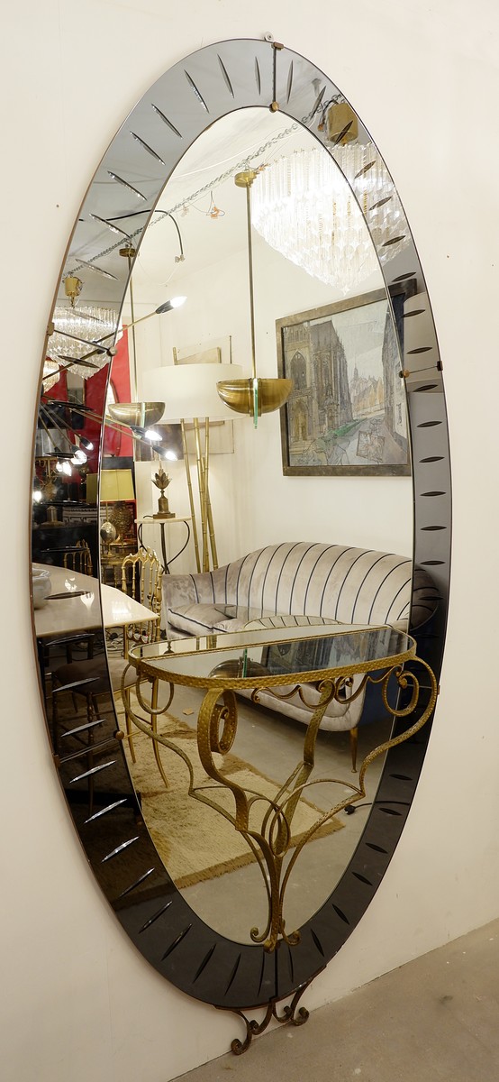 Large Mirror With Console Table From, Large Mirrored Console Table