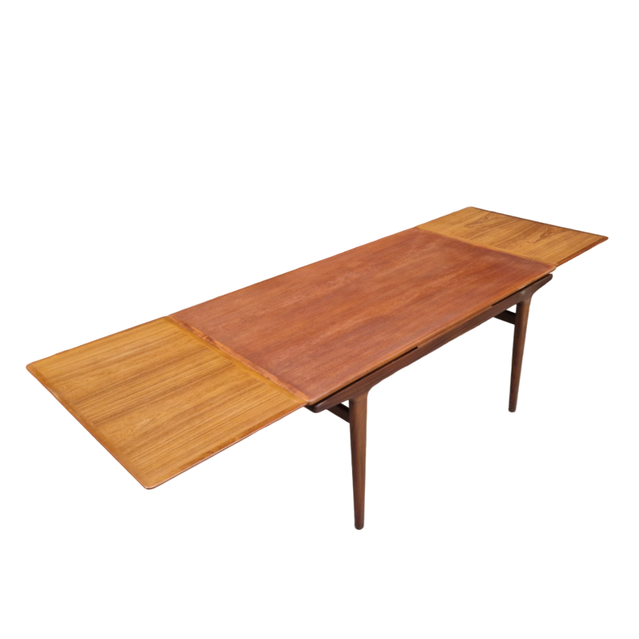 Large Scandinavian dining table by Johannès Andersen, Denmark 70's