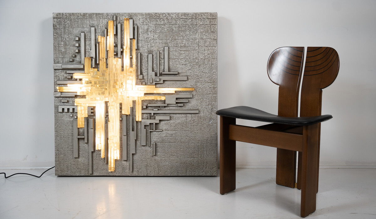 Large Wall Light Rottura Spaziale,  Poliarte, Italy, 1970s