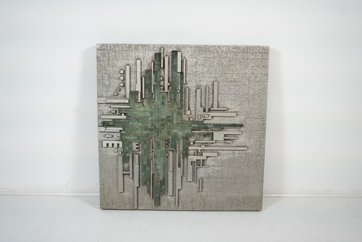 Large Wall Light Rottura Spaziale,  Poliarte, Italy, 1970s