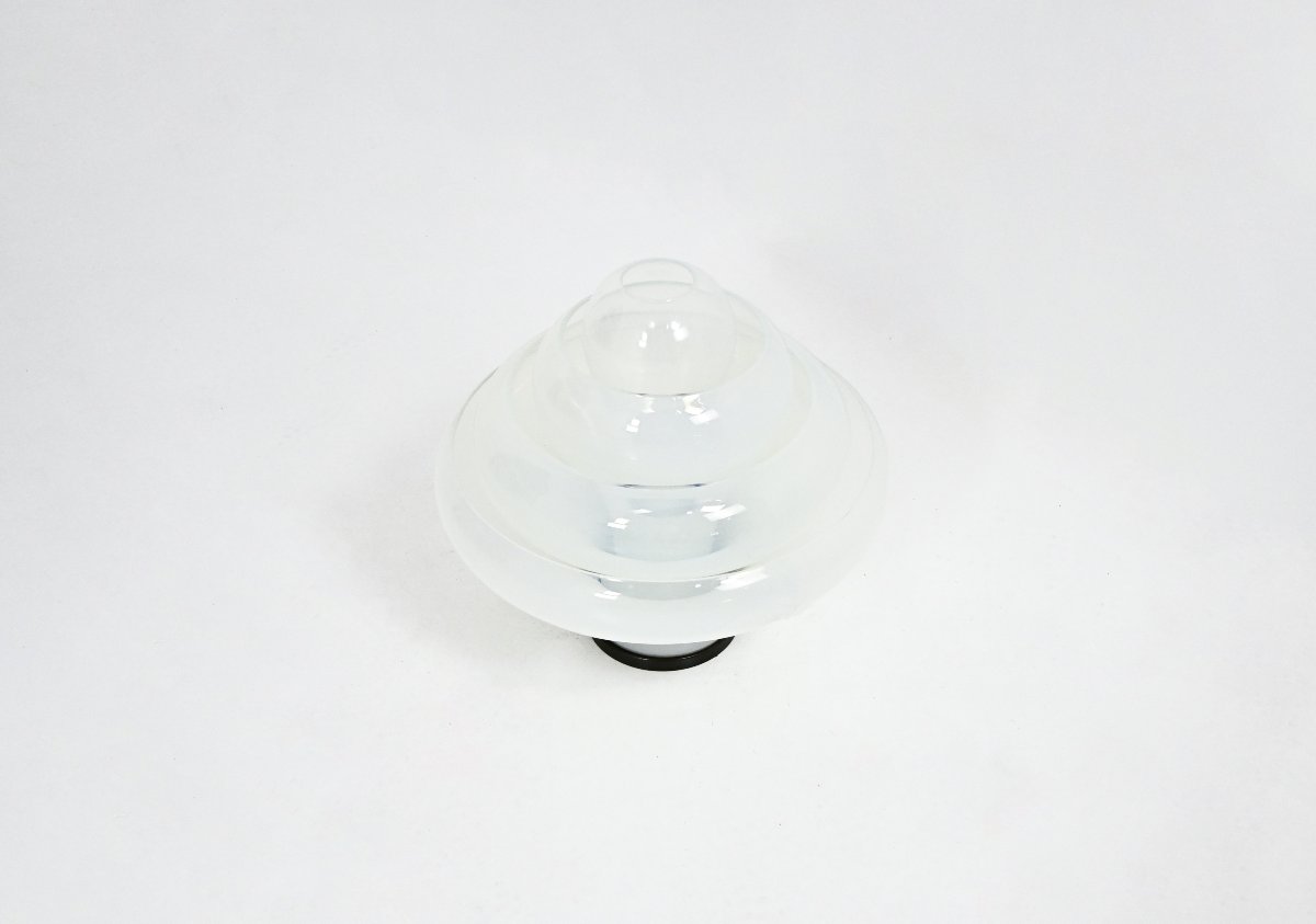 'Lotus' LT305 table lamp by Carlo Nason for Mazzega, Italy, 1970s