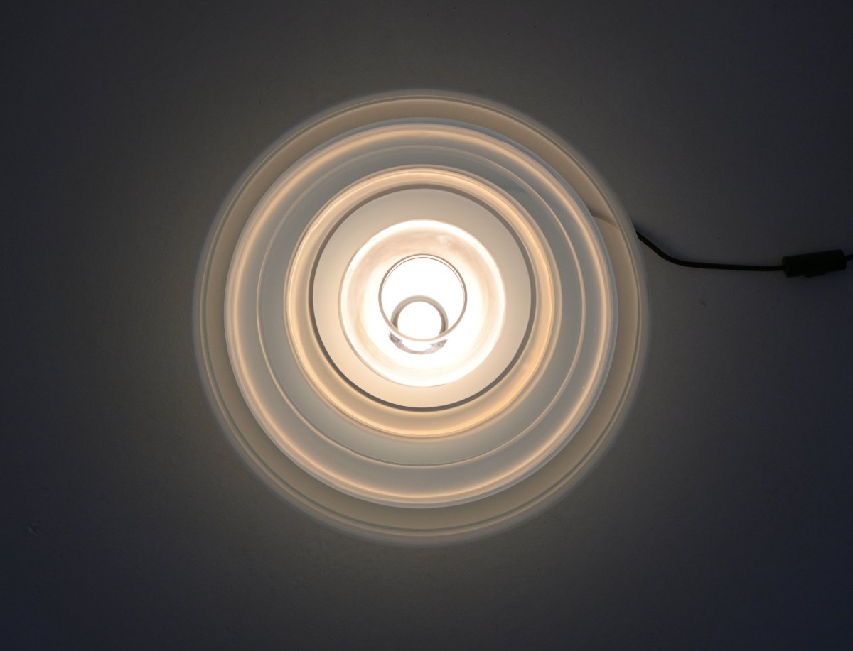 'Lotus' LT305 table lamp by Carlo Nason for Mazzega, Italy, 1970s