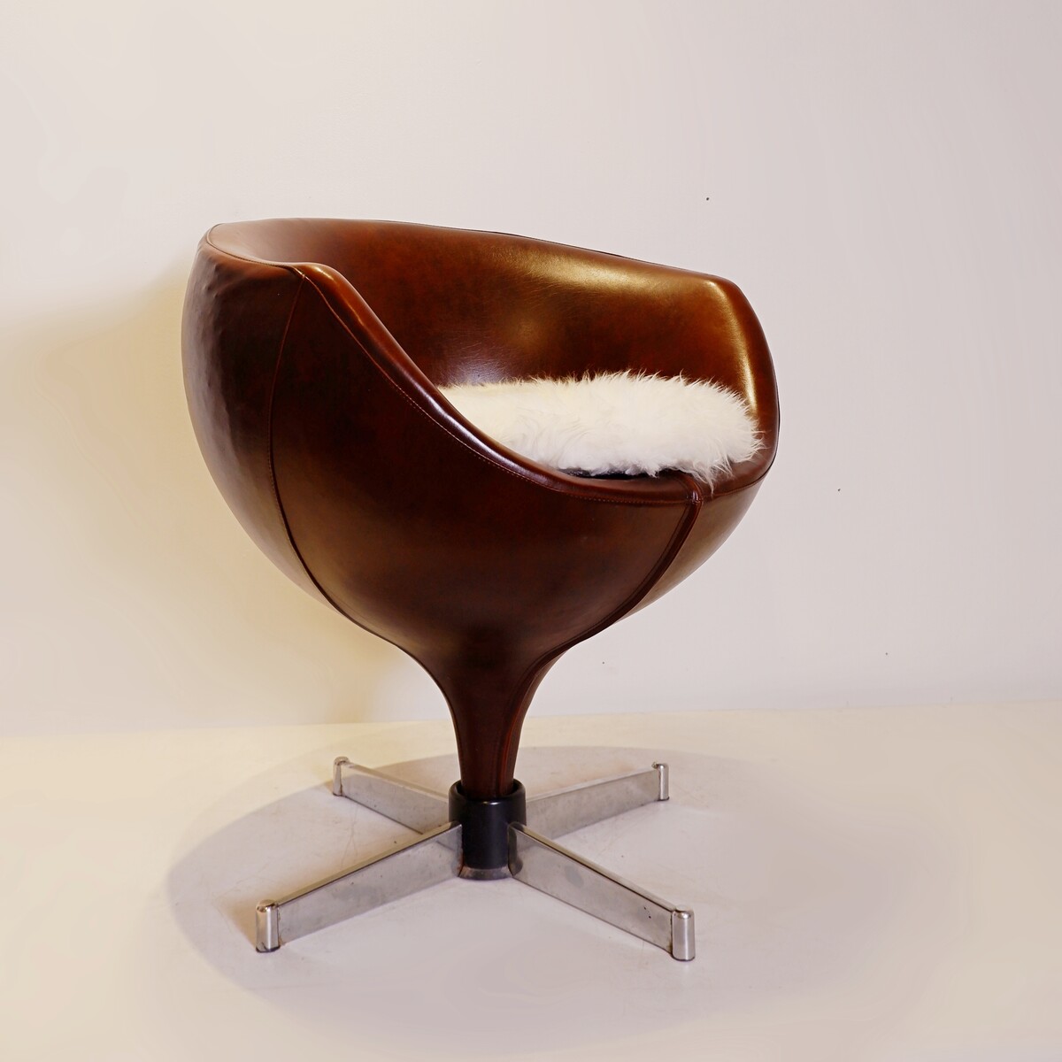Luna Ball side chair by Pierre Guariche, 1960's
