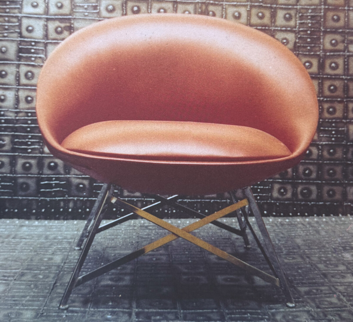 Maurice Calka, rare “Tour Eiffel” K1 chair. France, c. 1966
