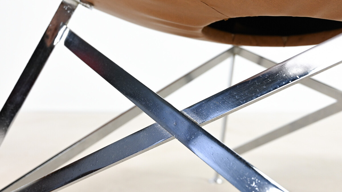 Maurice Calka, rare “Tour Eiffel” K1 chair. France, c. 1966