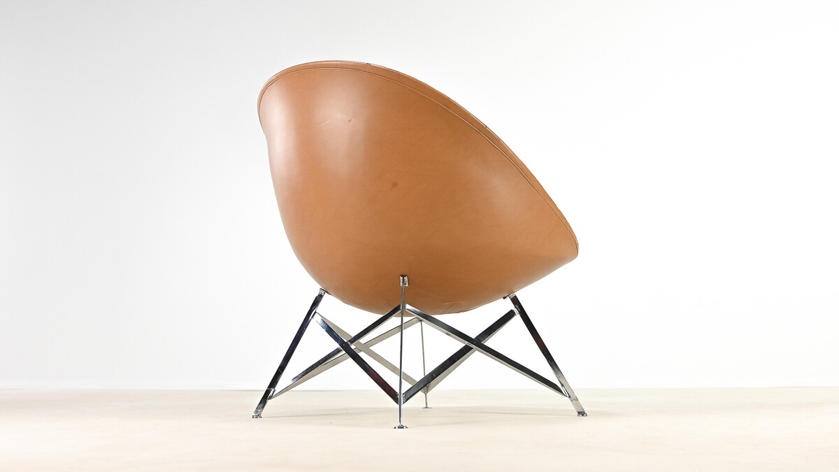 Maurice Calka, rare “Tour Eiffel” K1 chair. France, c. 1966