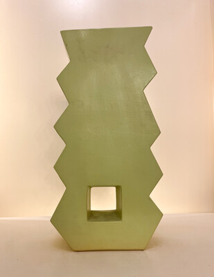 Memphis Style Ceramic Vase by Florio Keramia, Italy