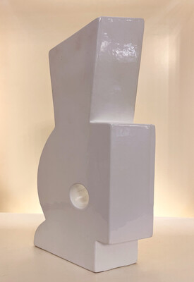 Memphis Style Ceramic Vase by Florio Keramia, Italy