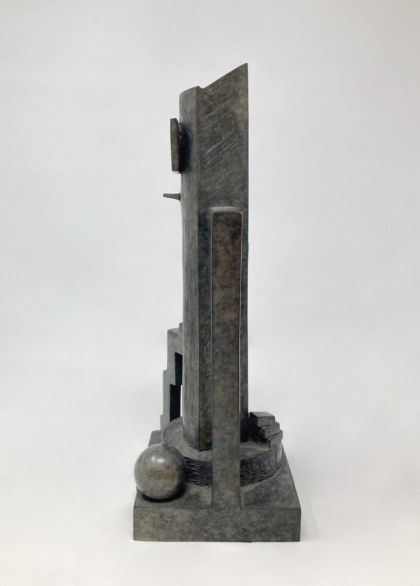 Mid-Century Bronze Modernist Sculpture, 1950s