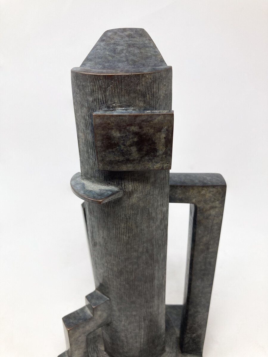 Mid-Century Bronze Modernist Sculpture, 1950s