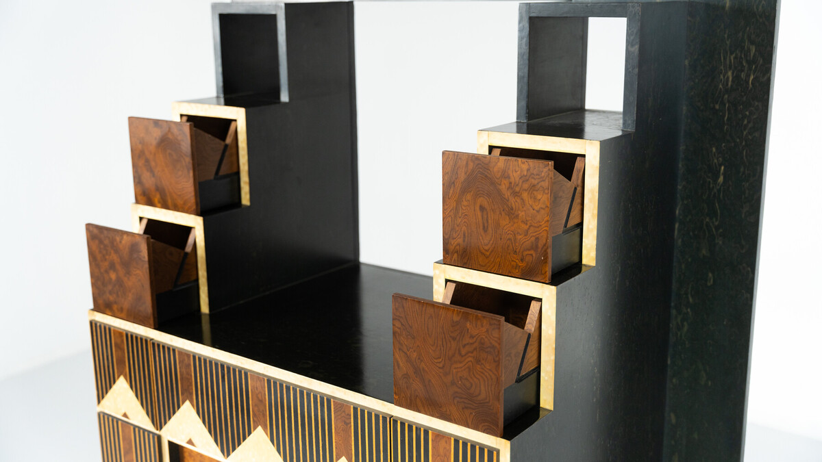 Mid-Century Cabinet by Alessandro Fiorentino, 1980s