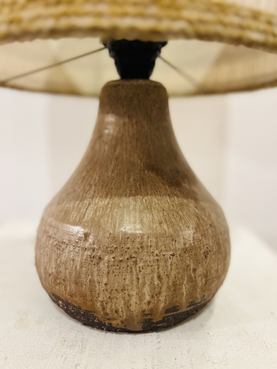 Mid-Century Ceramic Scandinavian Table Lamp