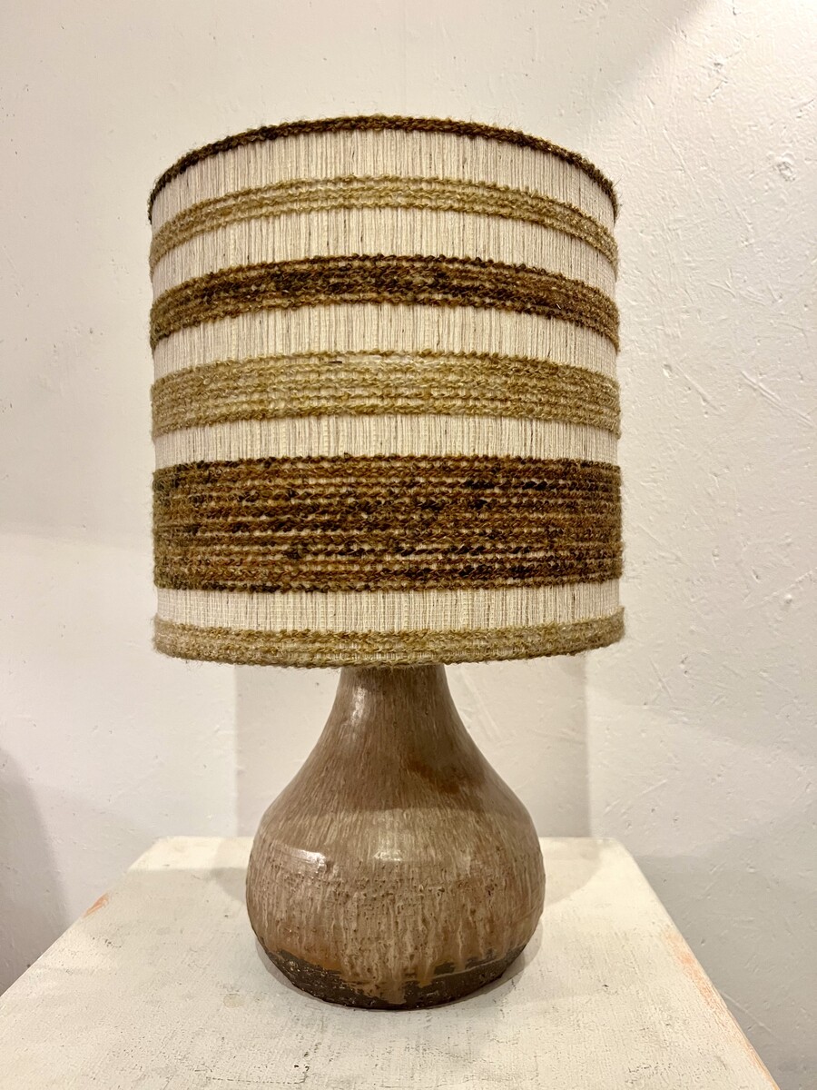 Mid-Century Ceramic Scandinavian Table Lamp