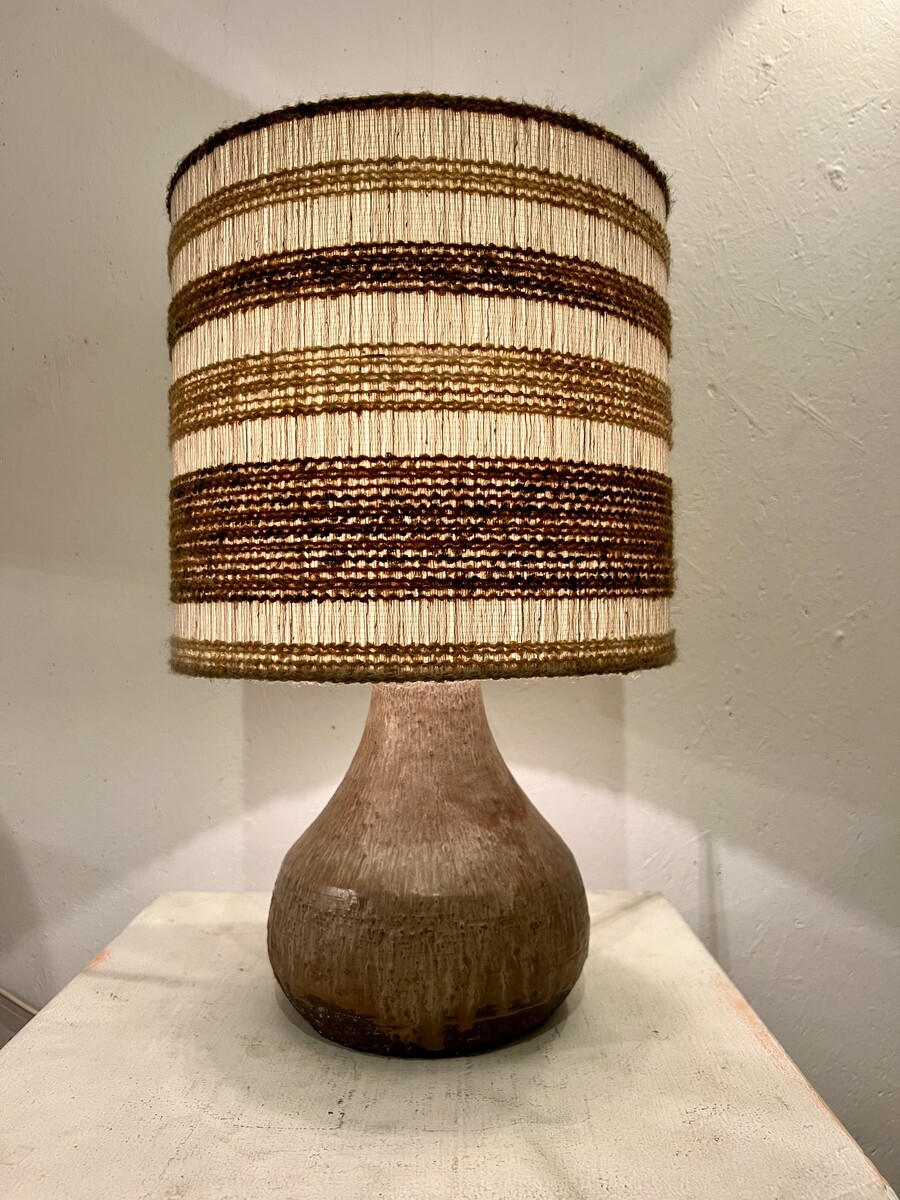 Mid-Century Ceramic Scandinavian Table Lamp