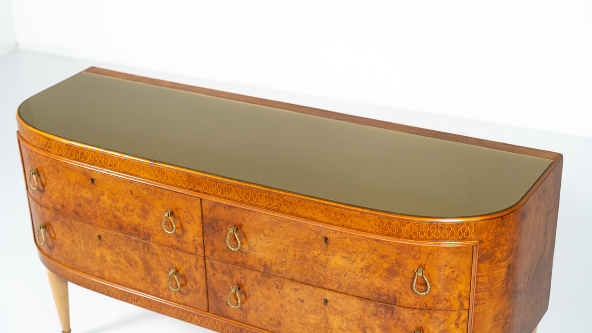 Mid-Century Chest of Drawers attributed to Paolo Buffa, Italy, 1950s