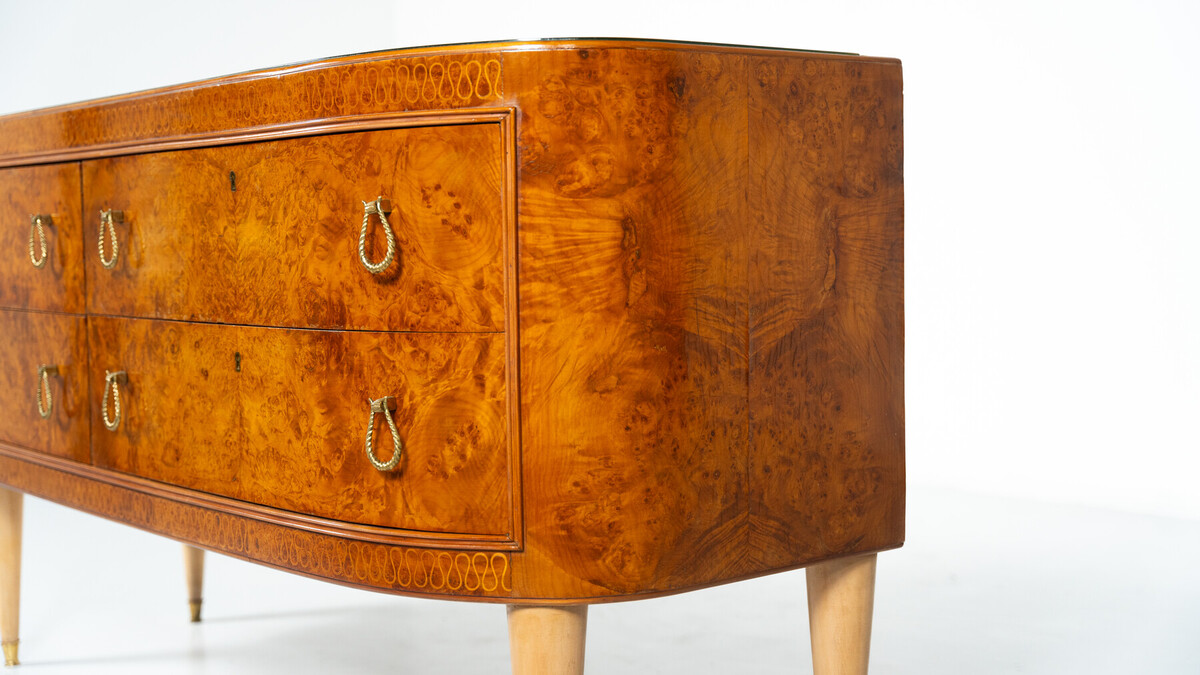 Mid-Century Chest of Drawers attributed to Paolo Buffa, Italy, 1950s