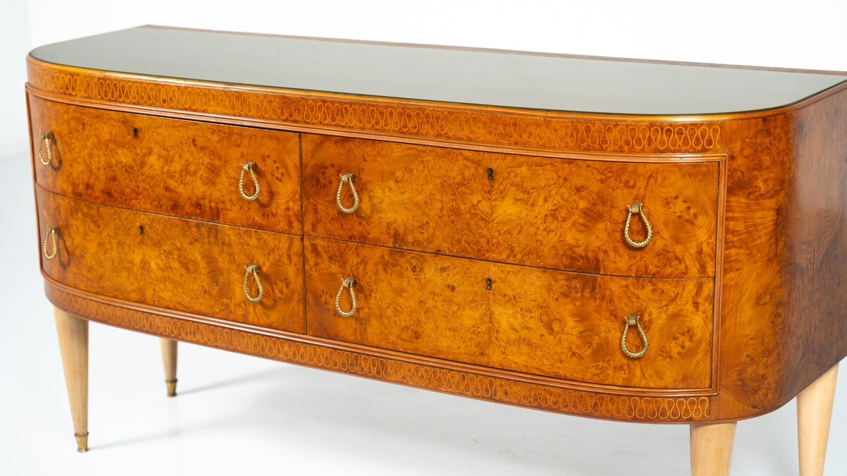 Mid-Century Chest of Drawers attributed to Paolo Buffa, Italy, 1950s