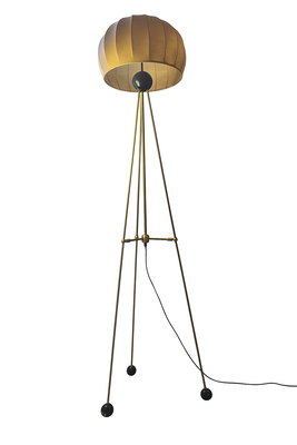 Mid-Century Cocoon Floor Lamp, Italy, 1970s