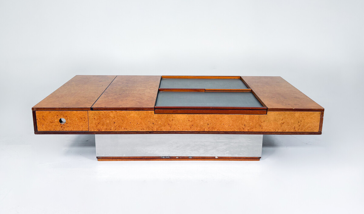 Mid-Century Coffee Table attributed to Guido Faleschini, Italy, 1970s