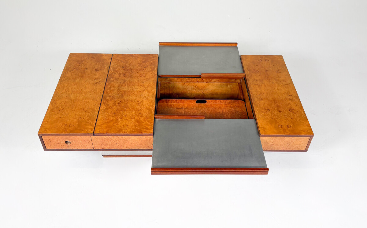 Mid-Century Coffee Table attributed to Guido Faleschini, Italy, 1970s