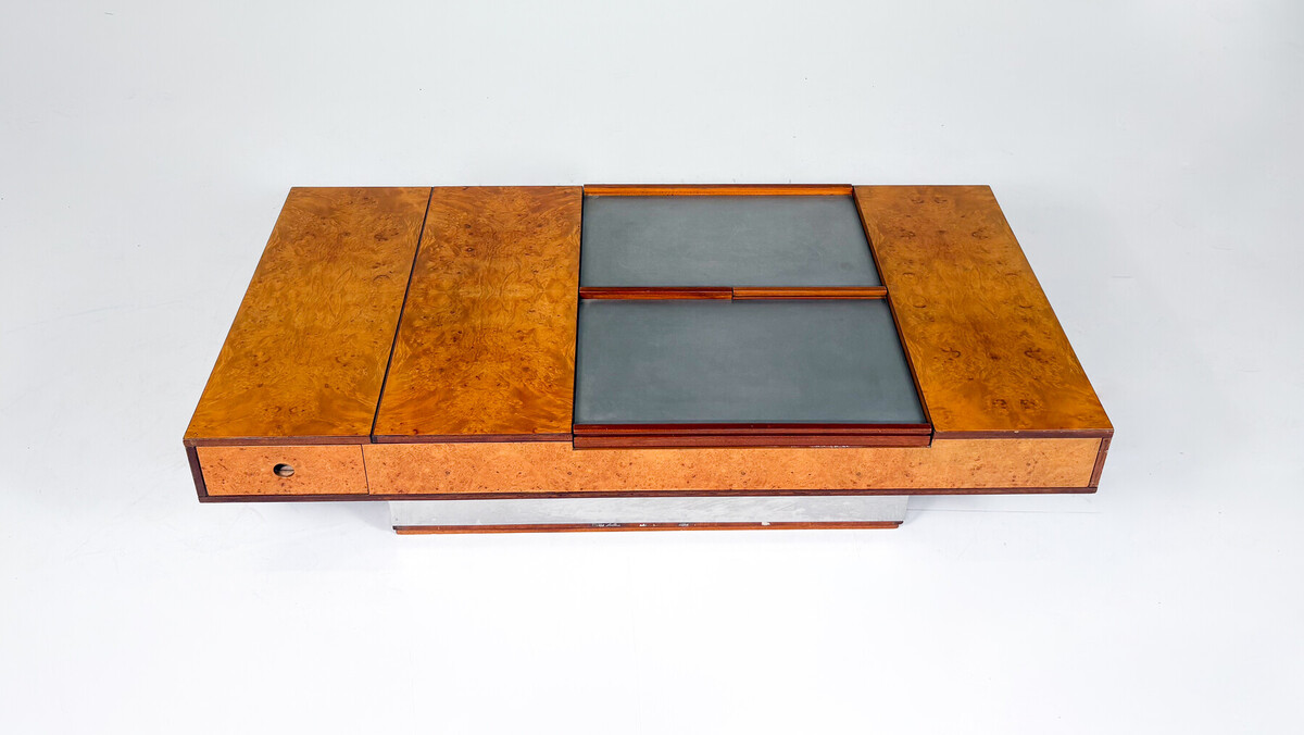 Mid-Century Coffee Table attributed to Guido Faleschini, Italy, 1970s