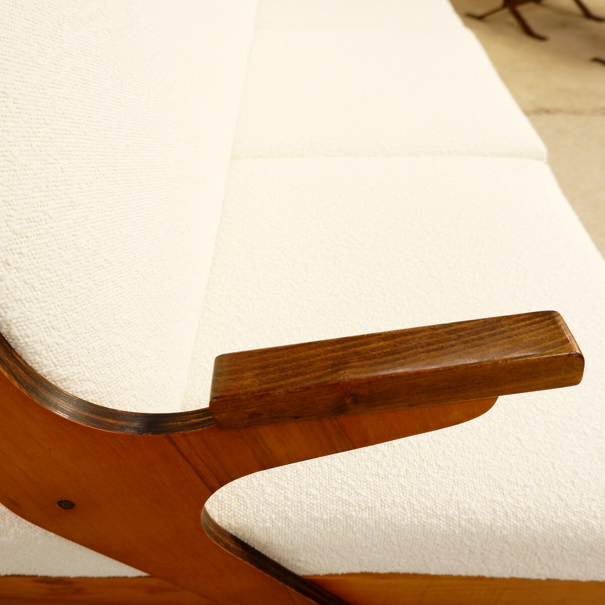 Mid-Century Convertible Sofa from Opp Drevovyroba, 1970s - New upholstery