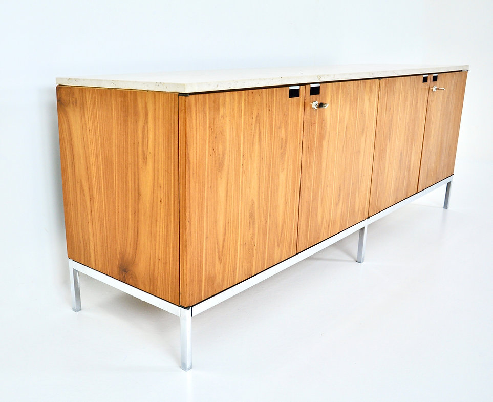 Mid Century Credenza Sideboard by Florence Knoll Bassett for Knoll, 1960s