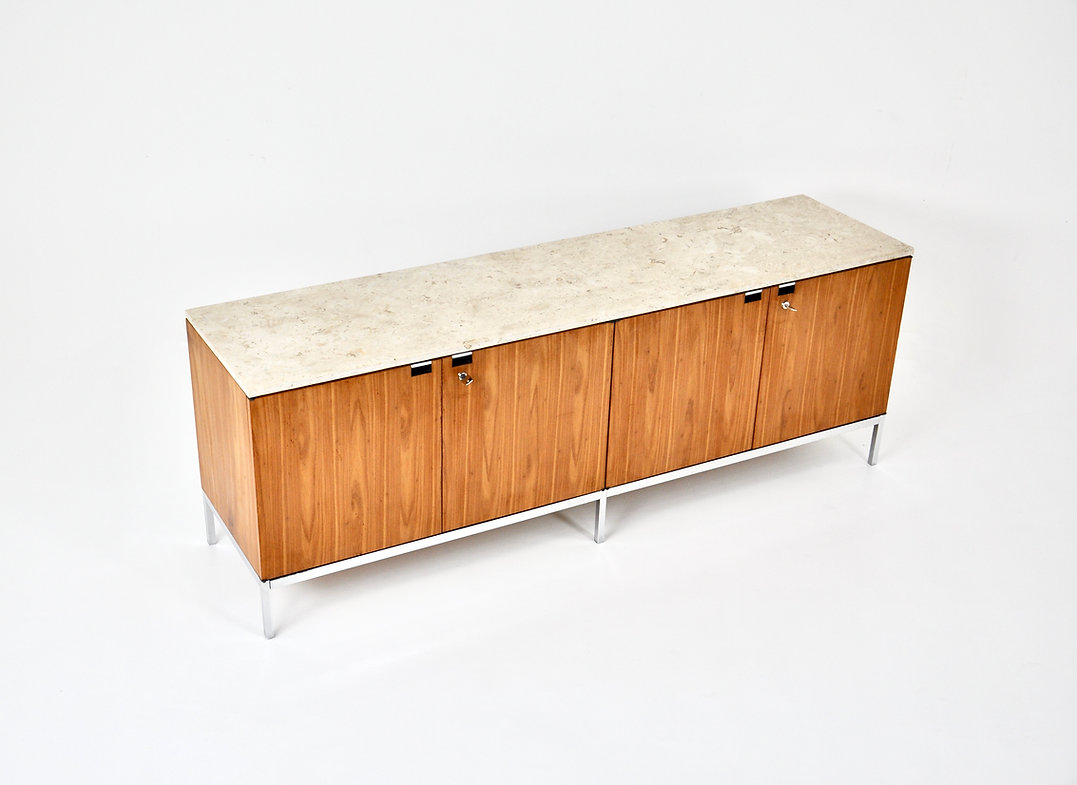 Mid Century Credenza Sideboard by Florence Knoll Bassett for Knoll, 1960s