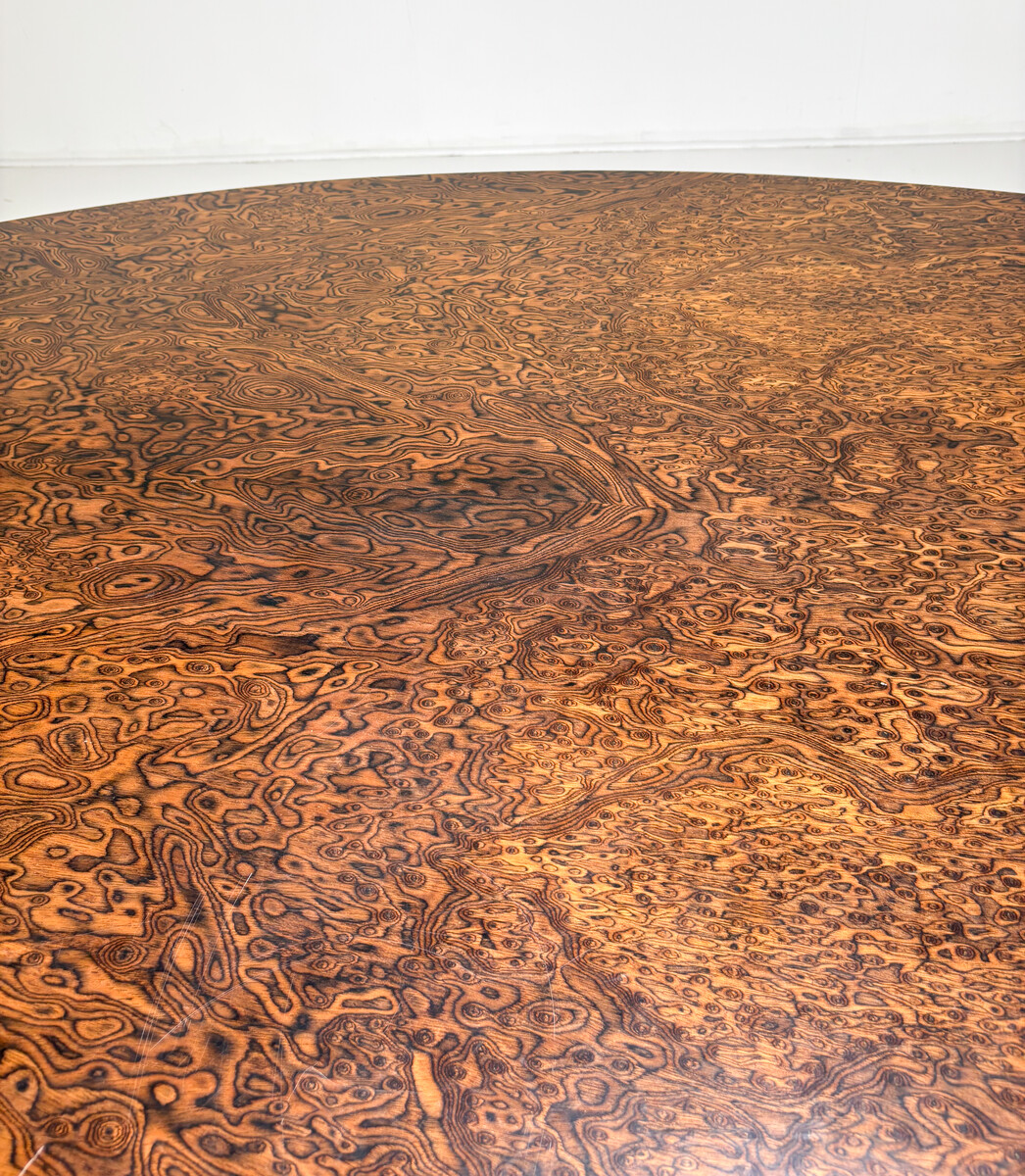 Mid-Century Dining Table by Maurizo Salvato for Saporiti, Italy, 1970s
