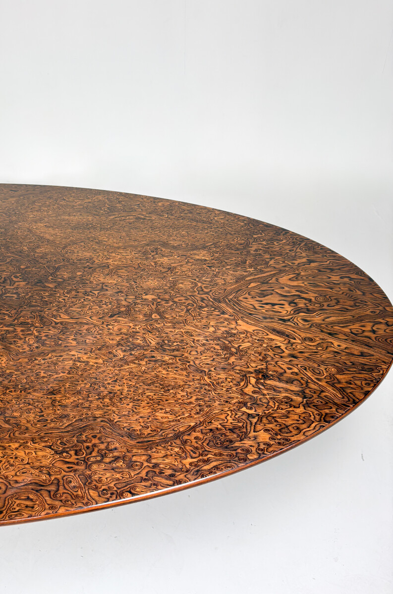 Mid-Century Dining Table by Maurizo Salvato for Saporiti, Italy, 1970s