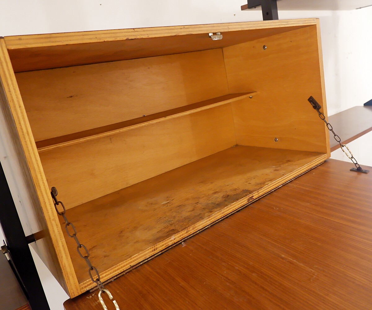 Mid-century Italian Floor-To-Ceiling Wall Unit - 1960s