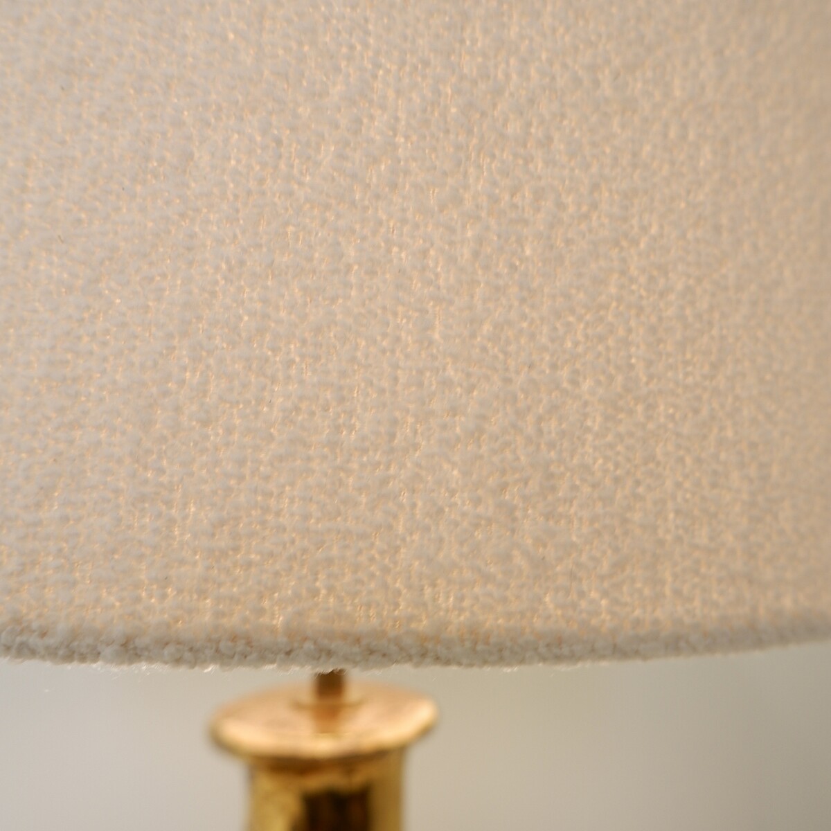 Mid-Century Italian Gold ceramic Table Lamp